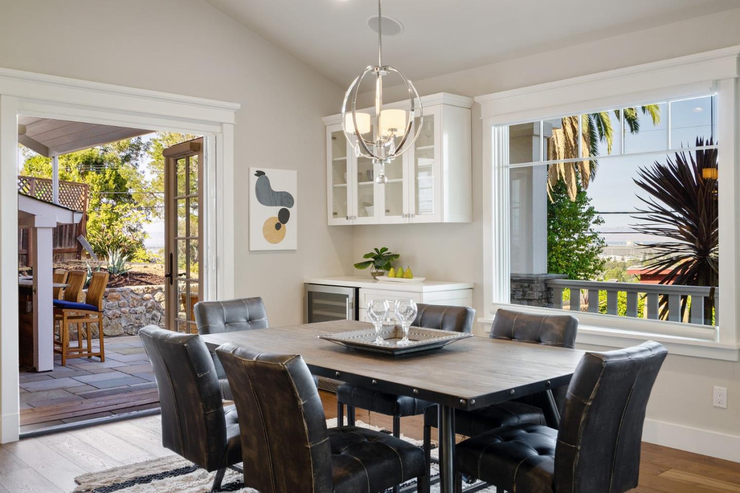 910 Sunset Drive San Carlos, CA 94070 - Photo 13 of 62 a view of a dining room with furniture window and outside view