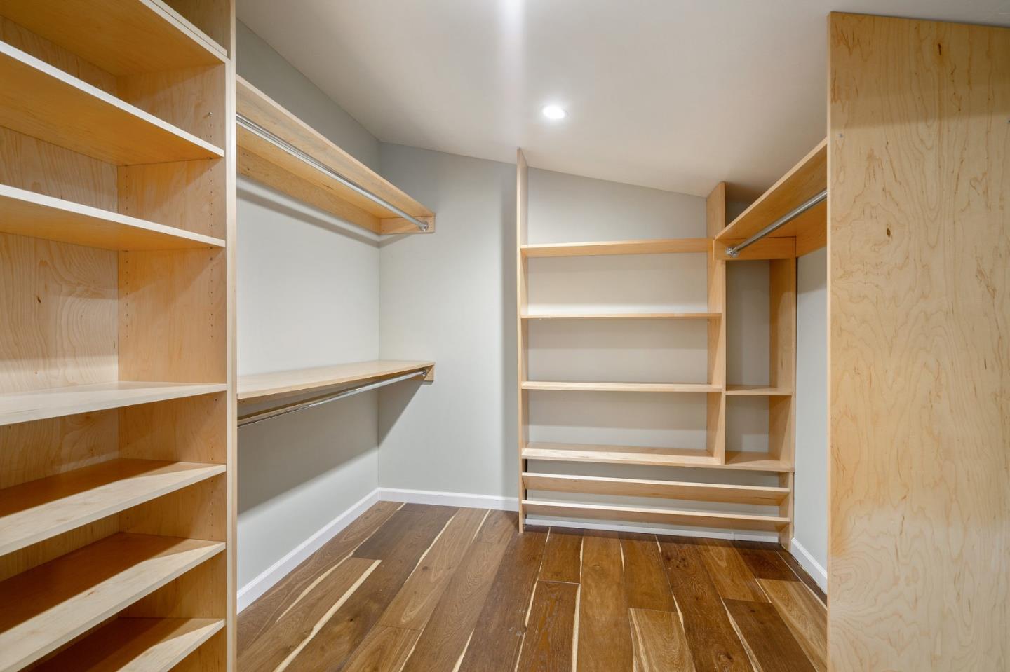 910 Sunset Drive San Carlos, CA 94070 - Photo 26 of 62 a view of walk in closet with empty racks