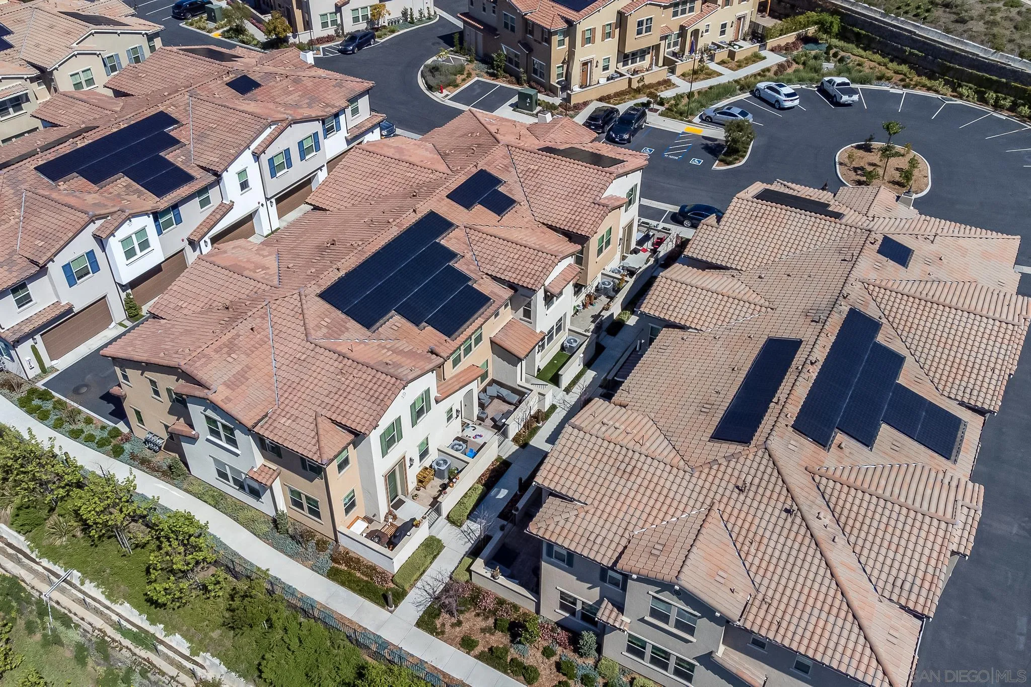 1094 Delpy View Point Vista, CA 92084 - Photo 39 of 43 an aerial view of a house with a ocean view