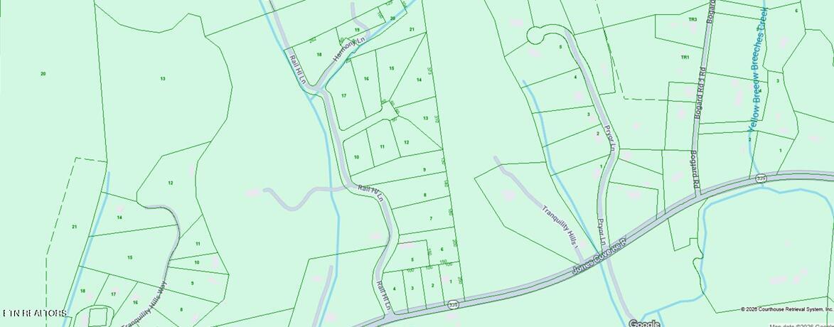 Lot 14 Peace Lane Cosby, TN 37722 - Photo 6 of 8 Forest Glen Map 2.