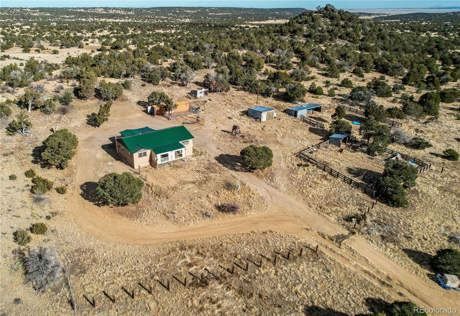 952 Twin Lakes Road Walsenburg, CO 81089 - Photo 8 of 47 a view of lot of city and mountain view