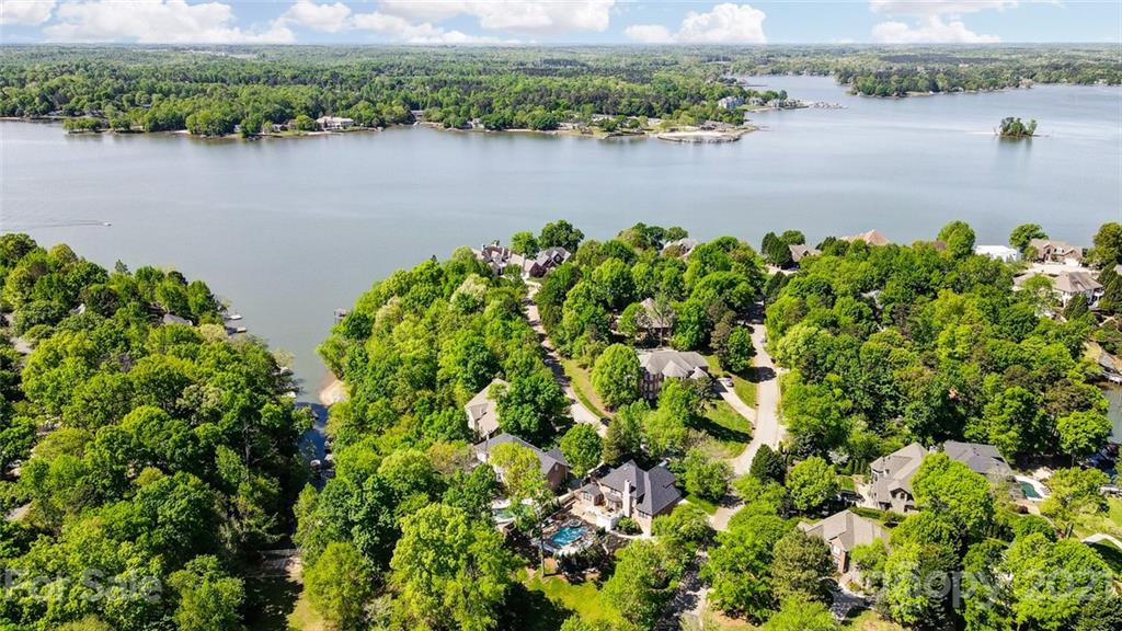 7126 Topsail Circle Tega Cay, SC 29708 - Photo 48 of 48 an aerial view of a houses with a lake view