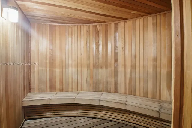 a view of a wooden door