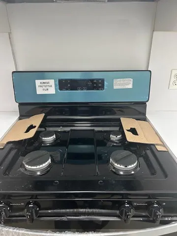 a close view of stove