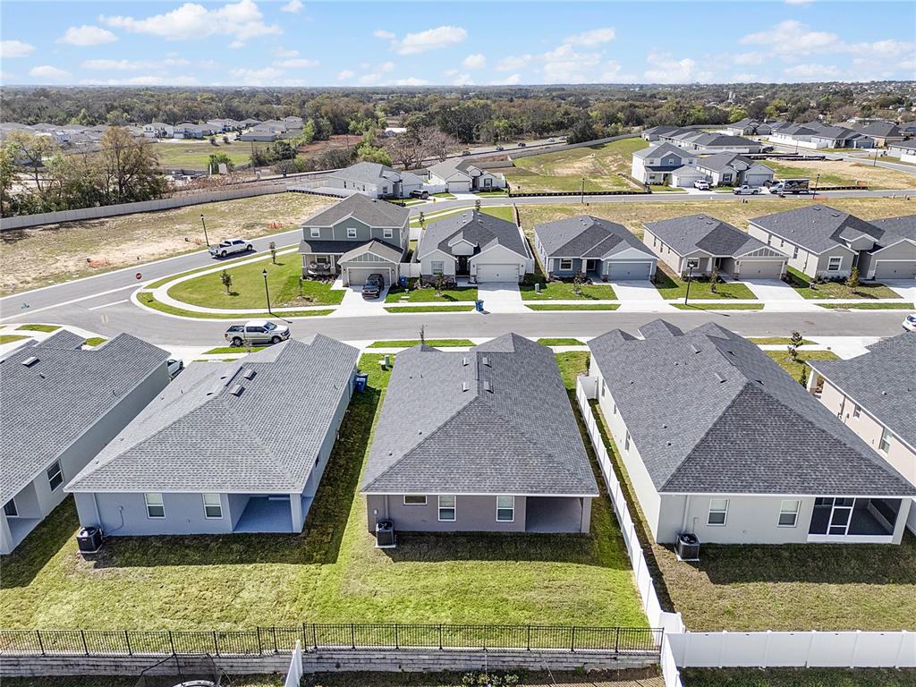 1617 Astrid Road Davenport, FL 33837 - Photo 37 of 43 an aerial view of residential houses with outdoor space and swimming pool