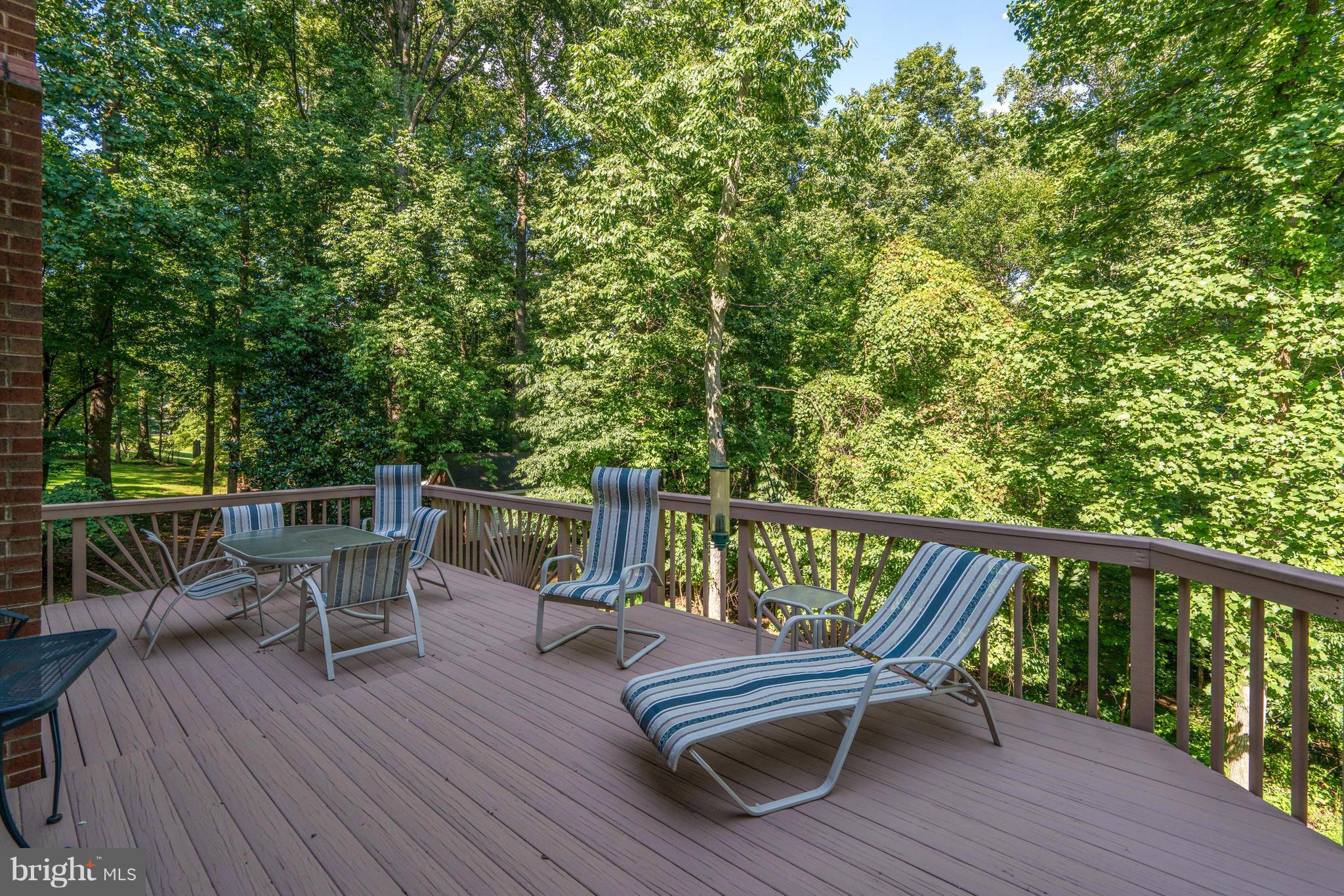 7221 Baldwin Ridge Road Warrenton, VA 20187 - Photo 29 of 30 Private Rear Deck w/ Stairs to Exit to Yard
