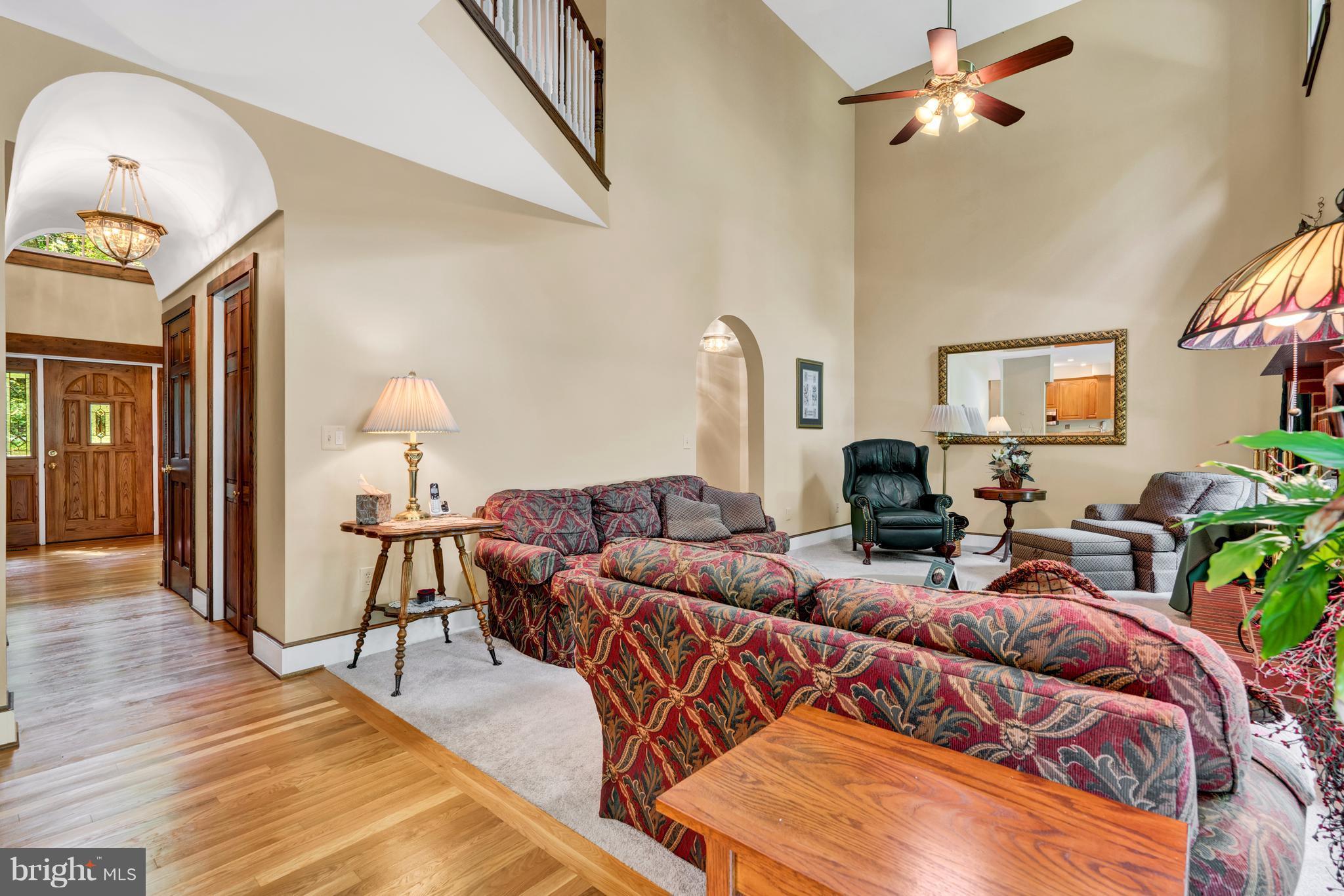 7221 Baldwin Ridge Road Warrenton, VA 20187 - Photo 5 of 30 Living Room with Arched Doorways