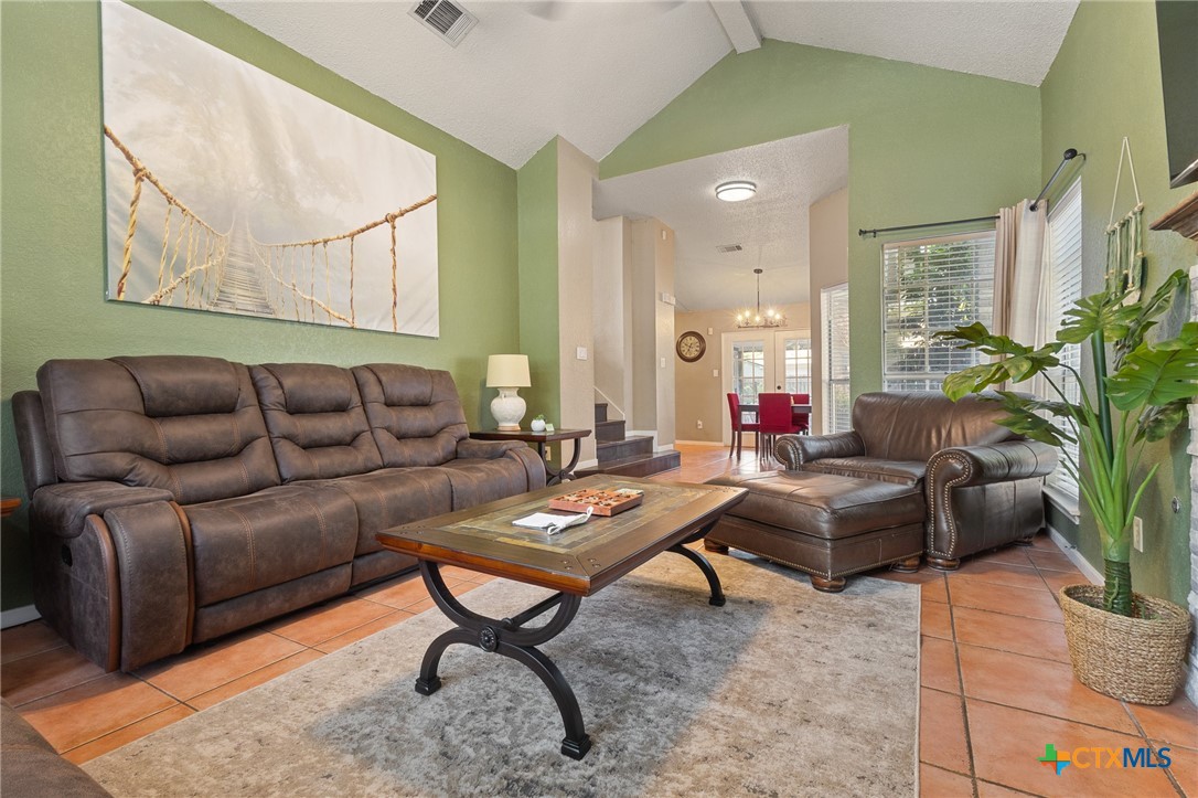 2107 Raintree Path Round Rock, TX 78664 - Photo 11 of 35 a living room with furniture and a potted plant