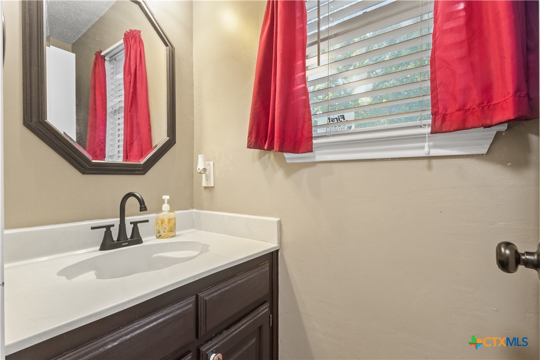 2107 Raintree Path Round Rock, TX 78664 - Photo 18 of 35 a bathroom with a sink and a mirror