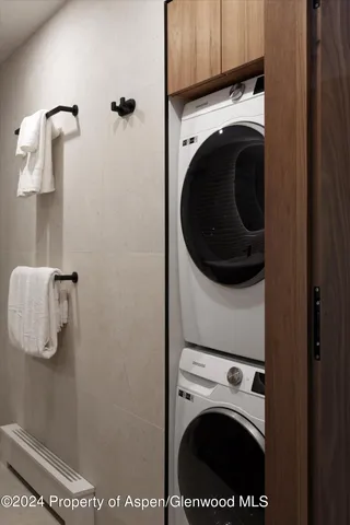 a view of a building with a garden