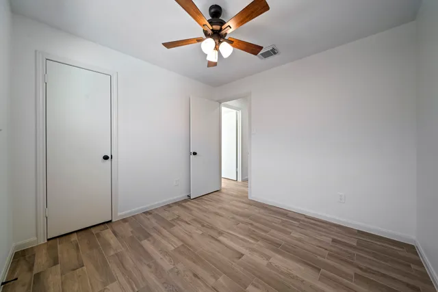 wooden floor in an empty room