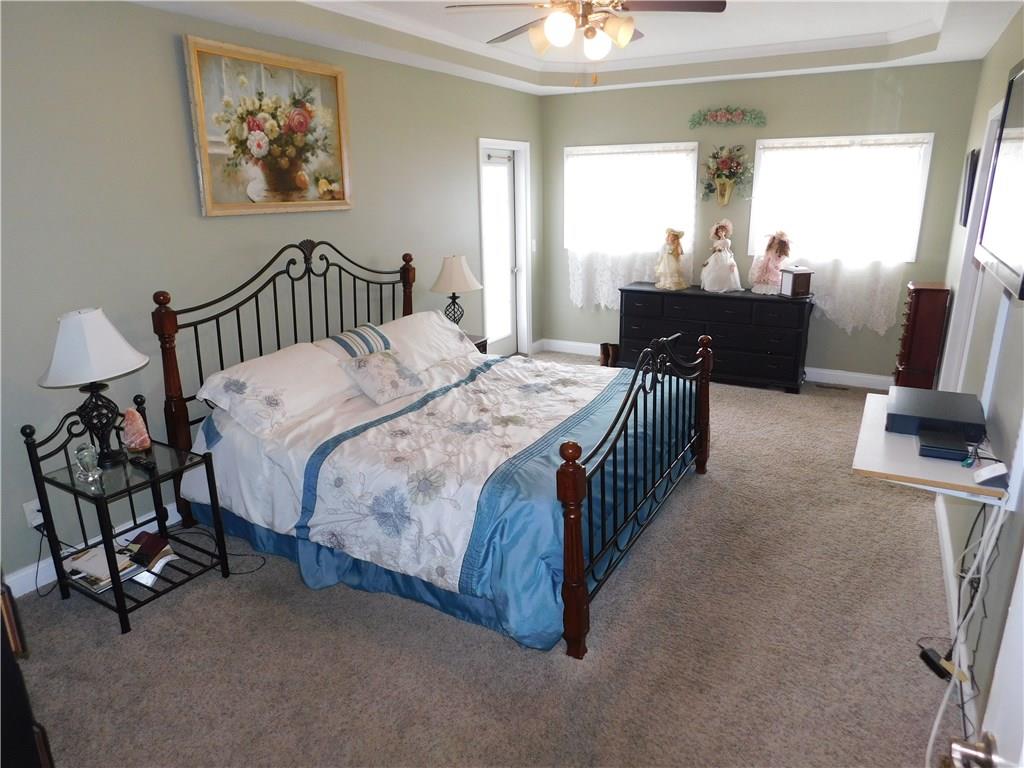 56 Flick Road Hadley, PA 16130 - Photo 16 of 25 MASTER B.R. EN SUITE HAS EXIT DOOR TO REAR YARD, FULL BATH WITH STANDING SHOWER, GARDEN TUB, WALK IN CLOSET & TRAY CEILING