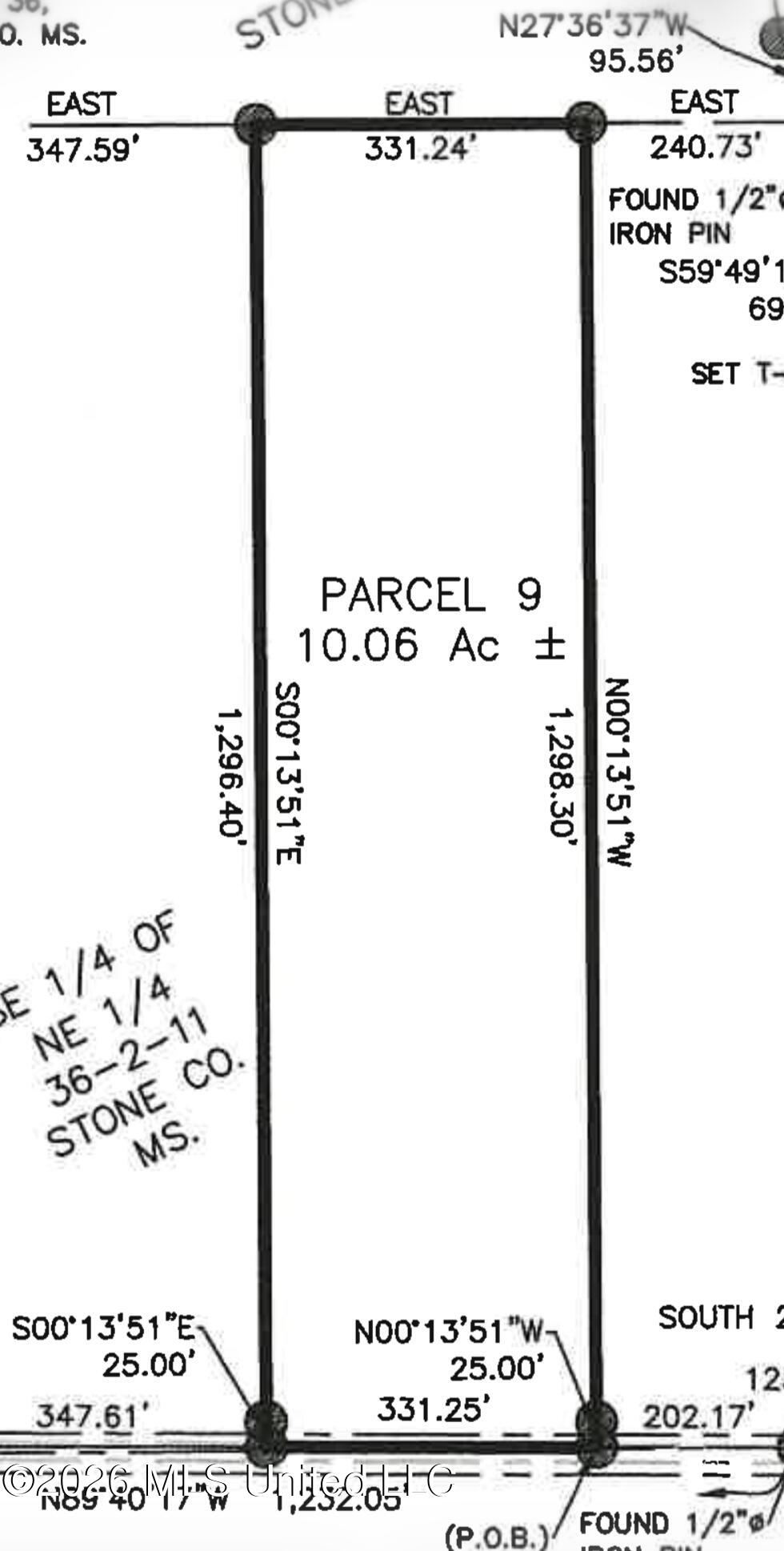 Cox Road Survey 9 10.06 Acres