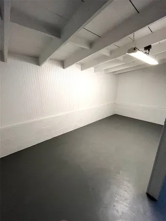 a view of a room with an empty space