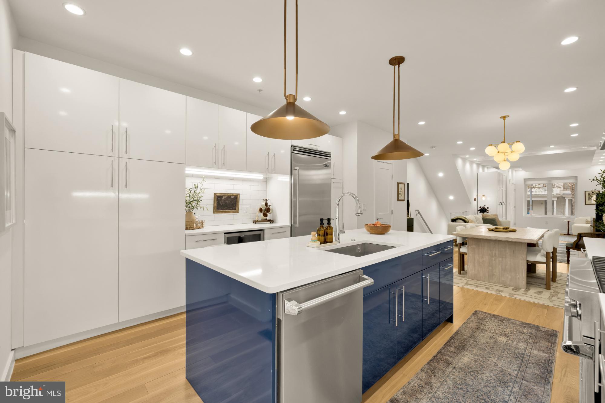 2315 Ontario Road Northwest, Unit 1 Washington, DC 20009 - Photo 18 of 46 Center Island with Sink and Dishwasher