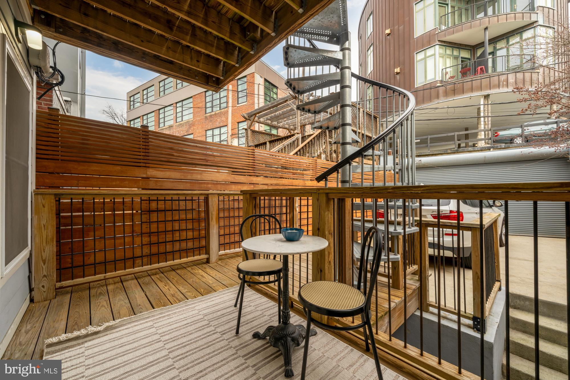 2315 Ontario Road Northwest, Unit 1 Washington, DC 20009 - Photo 24 of 46 Covered Private Back Deck