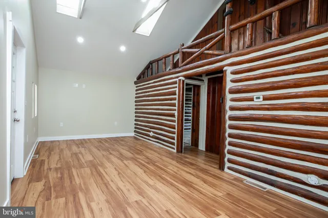 a view of a house with a deck