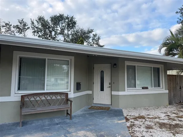 a view of a house with a balcony