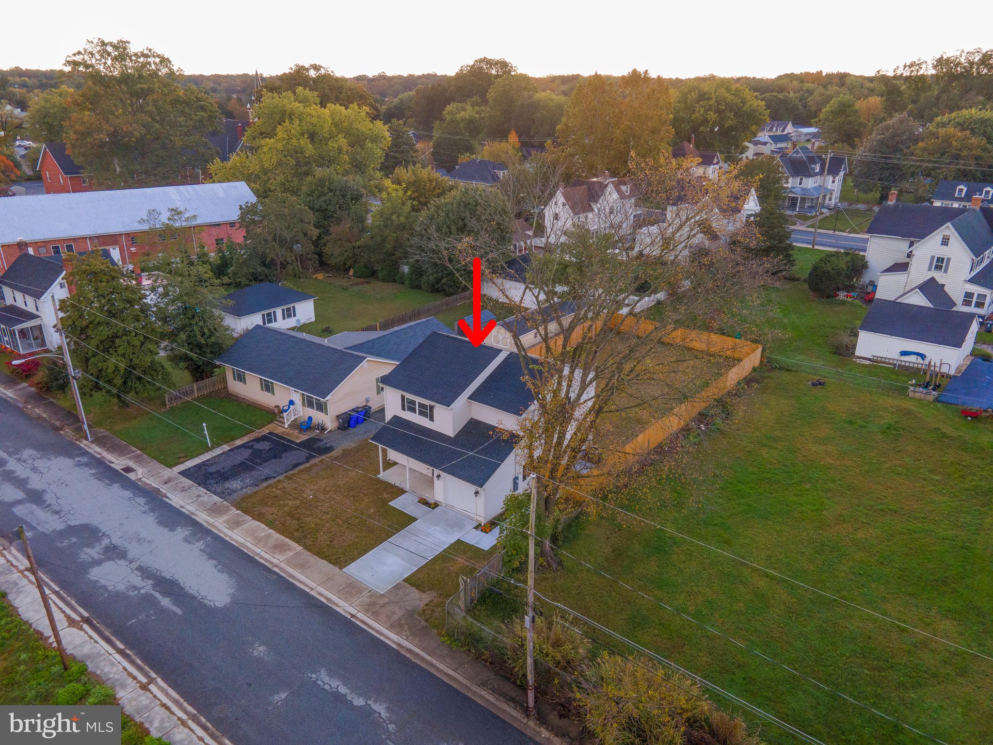 308 Gray Street Townsend, DE 19734 - Photo 31 of 33 an aerial view of a house with a garden