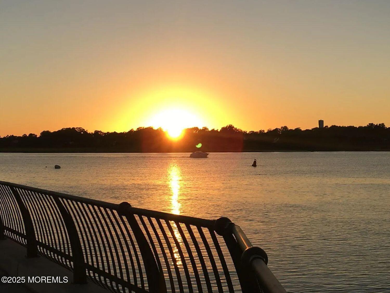 54 Main Street, Unit 2 Keyport, NJ 07735 - Photo 17 of 25 a view of outside space and a lake view