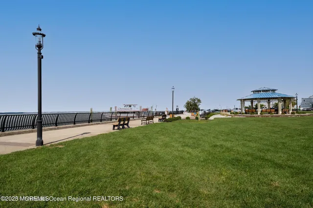 a view of a terrace with a floor