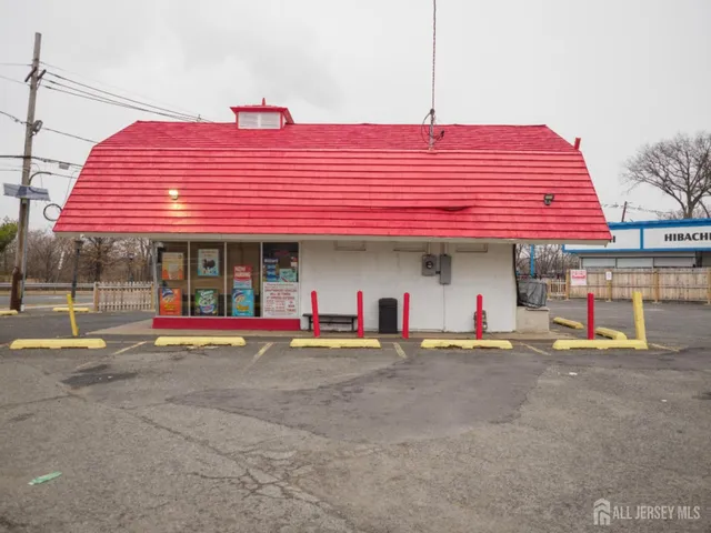 an outdoor space with patio