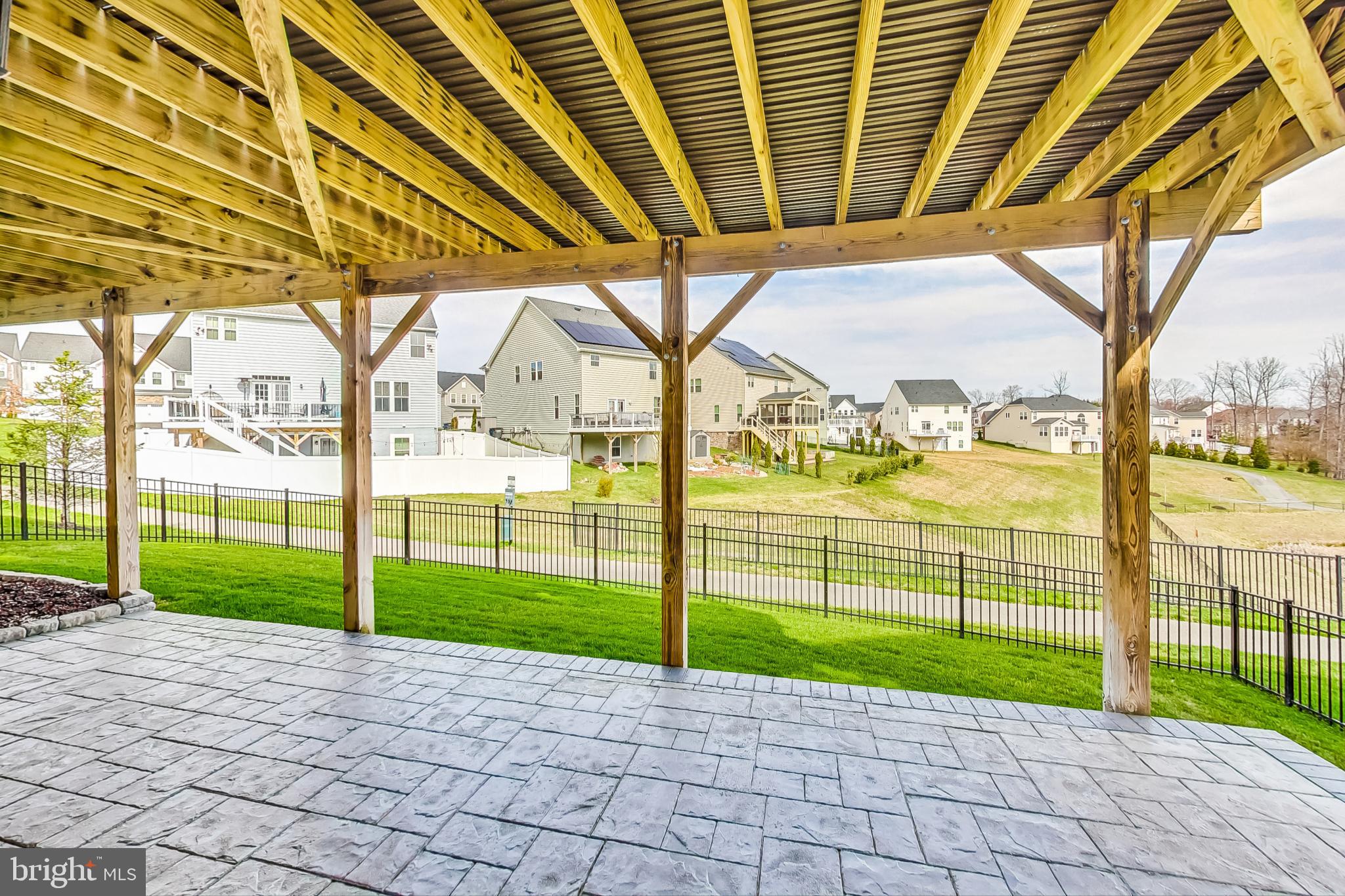 4513 Cotswold Manor Loop Woodbridge, VA 22192 - Photo 66 of 73 House-width stamped-concrete patio