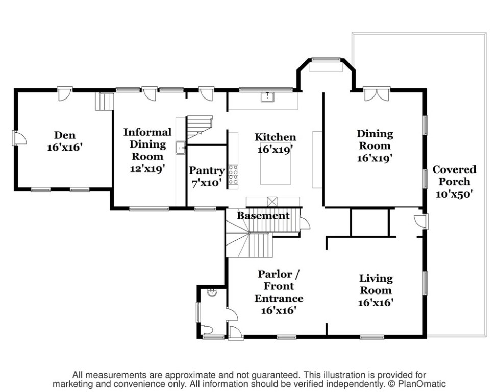 601 Beavertail Road Jamestown, RI 02835 - Photo 41 of 44 Main Floor Floor Plan