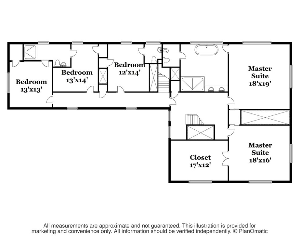 601 Beavertail Road Jamestown, RI 02835 - Photo 42 of 44 Second Floor Floor Plan