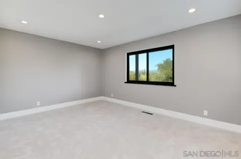 a view of a balcony with lake view