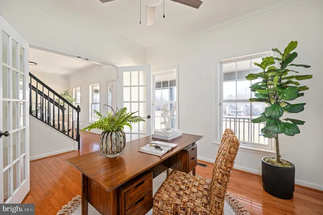 a view of a lake from a balcony