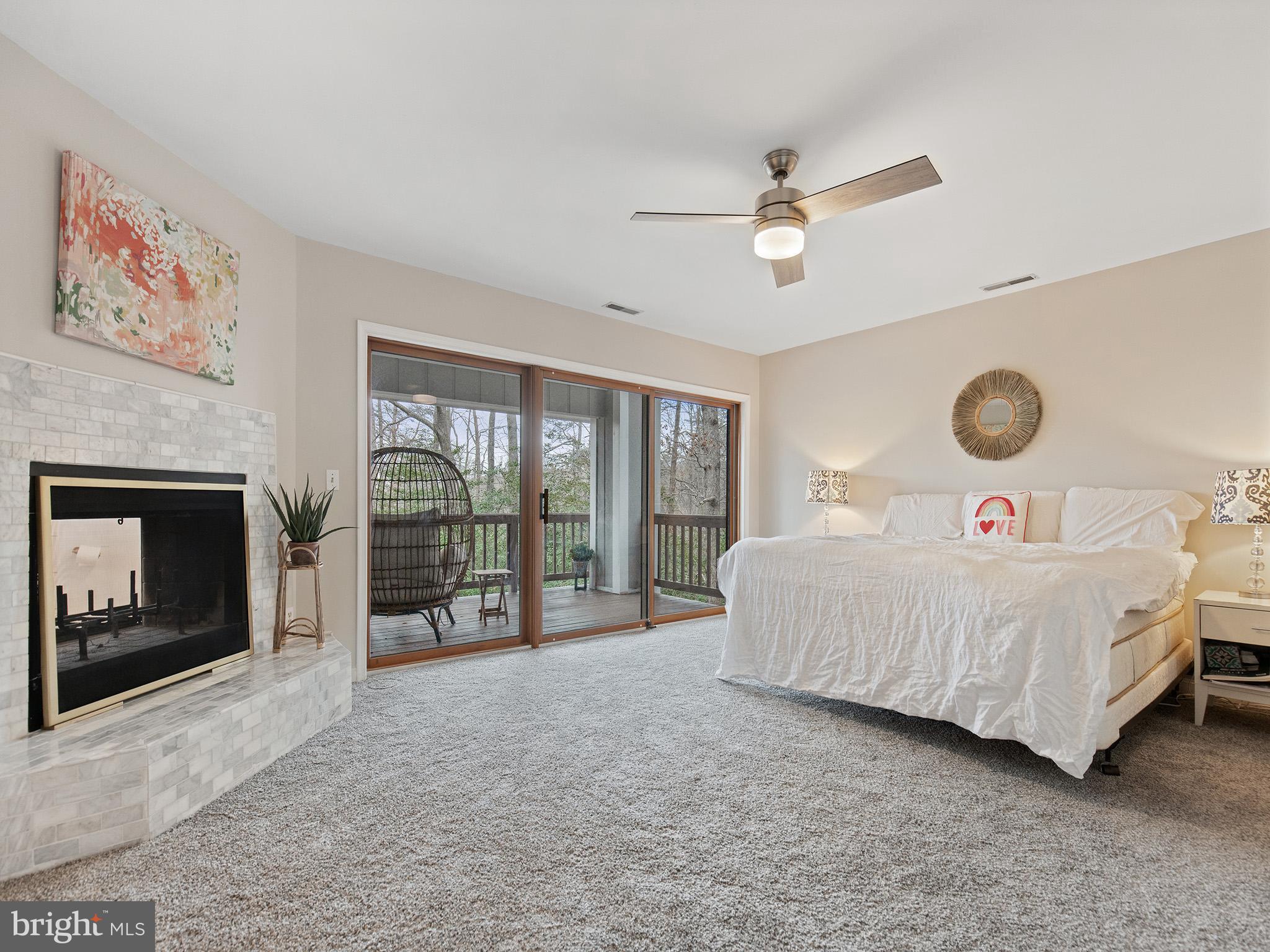 819 Big Road Lusby, MD 20657 - Photo 27 of 55 Primary suite has new carpet, outdoor living