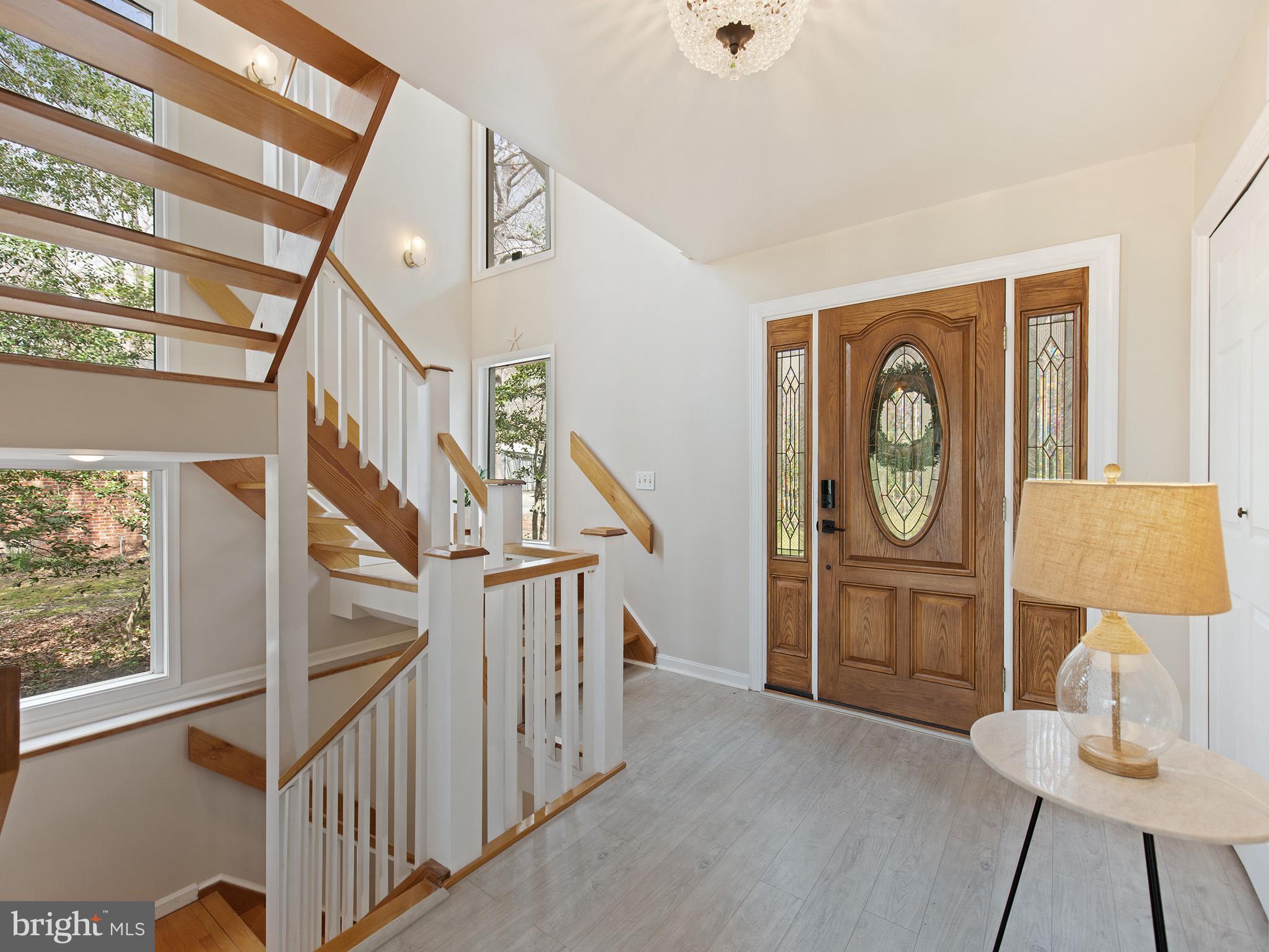 819 Big Road Lusby, MD 20657 - Photo 5 of 55 Beautiful contemporary stair case in foyer