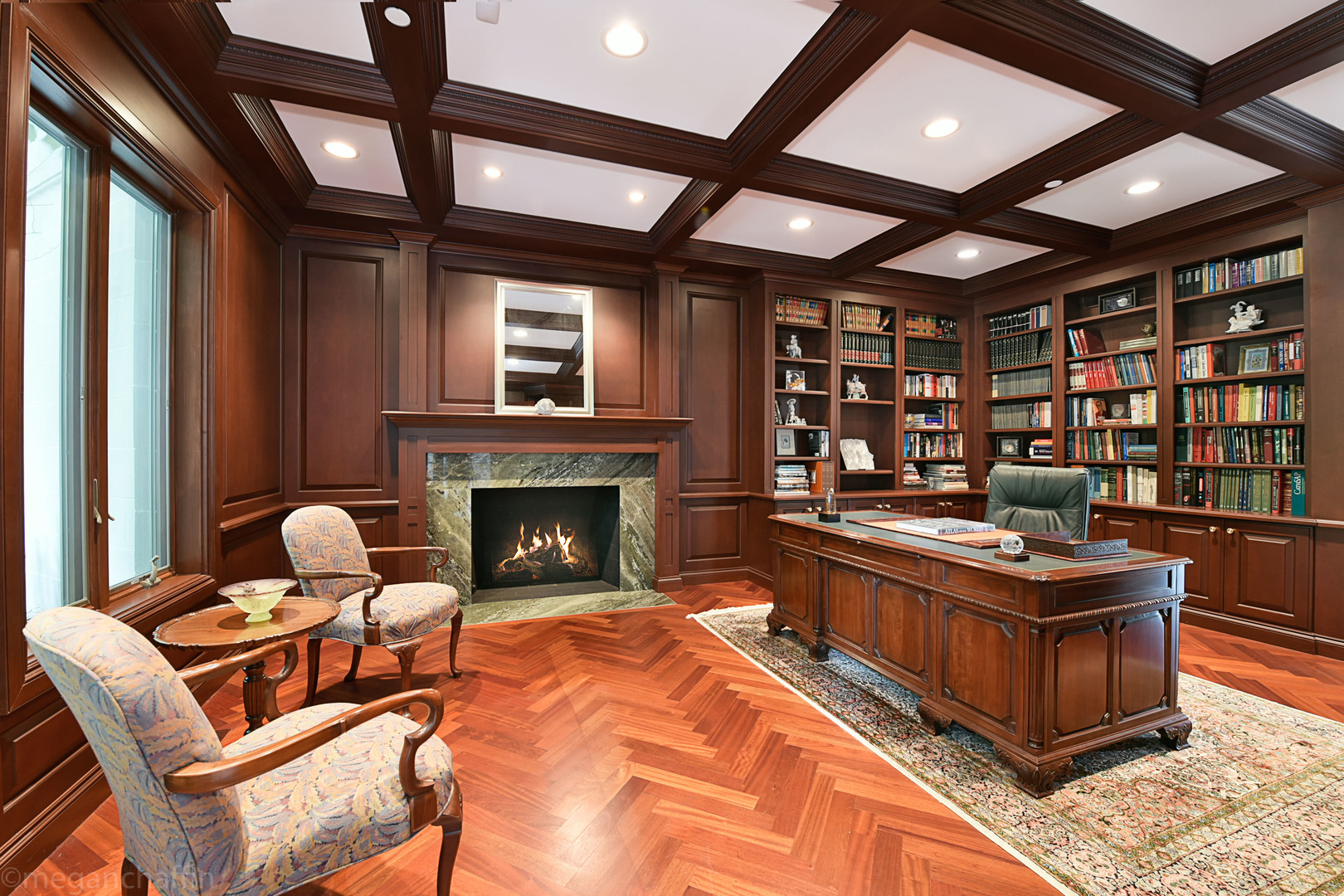 650 Arbor Drive Lake Bluff, IL 60044 - Photo 44 of 49 a living room with fireplace furniture and a fireplace