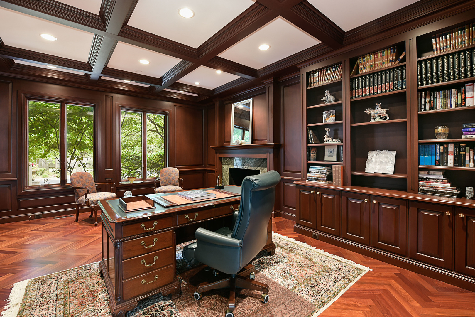 650 Arbor Drive Lake Bluff, IL 60044 - Photo 45 of 49 a reading room with furniture window and book shelf