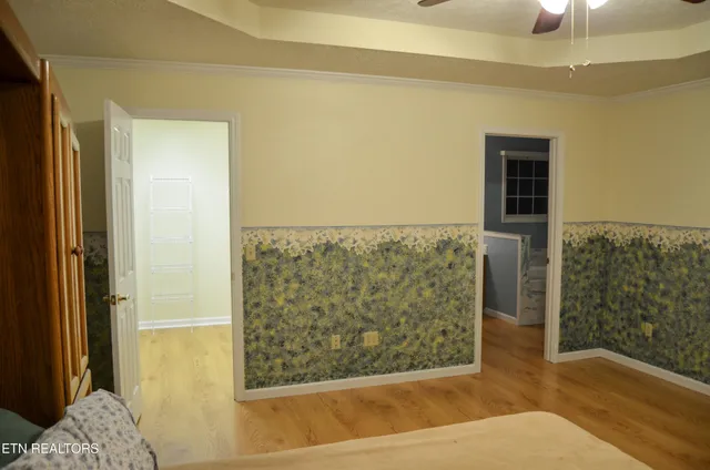a very nice looking dining room with a table and chairs