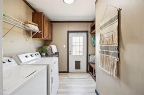 7466 County Road 573 Blue Ridge, TX 75424 - Photo 20 of 25 a view of utility room with washer and dryer