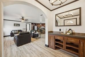 7466 County Road 573 Blue Ridge, TX 75424 - Photo 2 of 25 a living room with furniture and a flat screen tv