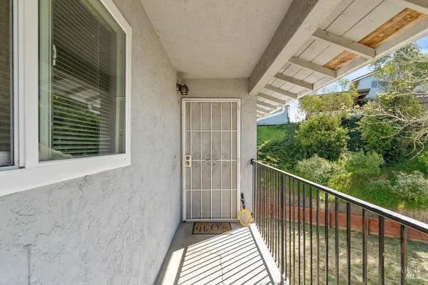 a view of balcony