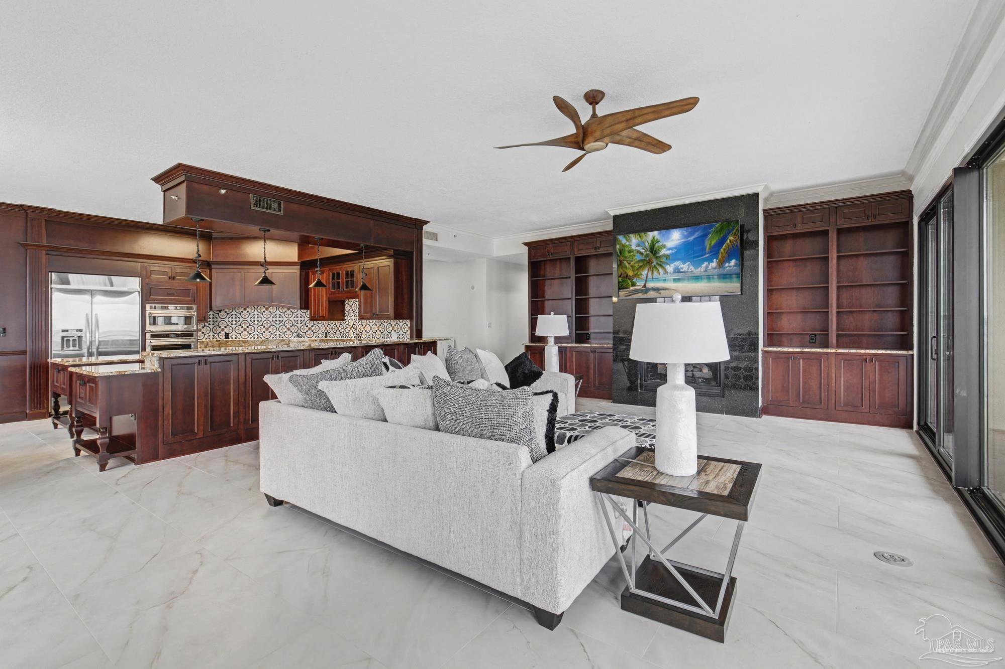 14900 River Road, Unit 904 Perdido Key, FL 32507 - Photo 7 of 62 a living room with furniture