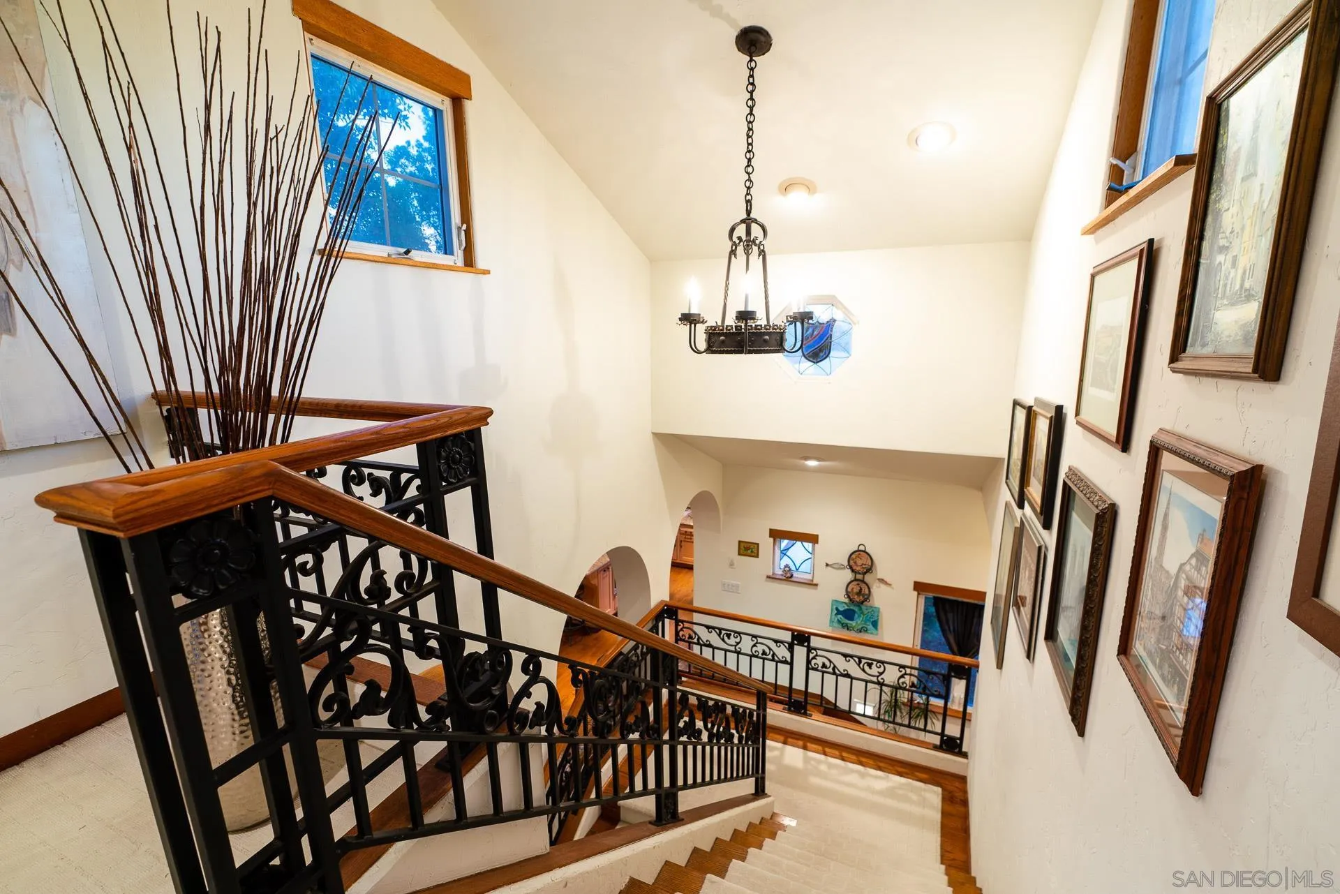 553 Rimrock Road El Cajon, CA 92020 - Photo 28 of 43 a view of entryway and hall with wooden floor