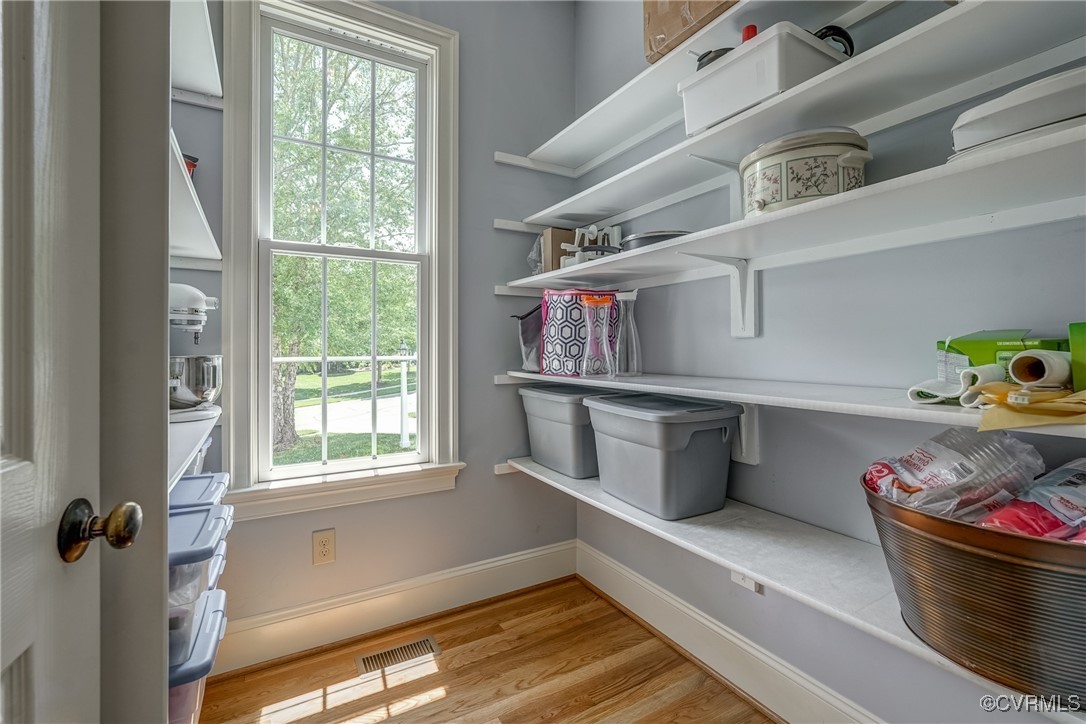 3330 Handley Road Midlothian, VA 23113 - Photo 20 of 49 Spacious walk-in pantry featuring built-in shelvin