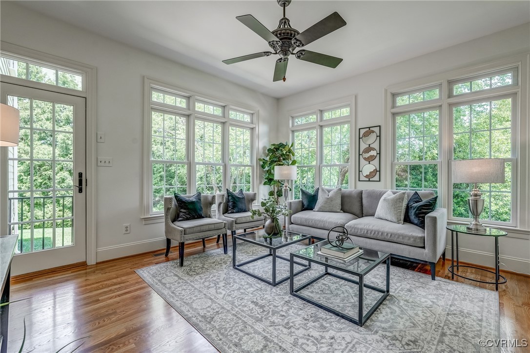 3330 Handley Road Midlothian, VA 23113 - Photo 27 of 49 Light-filled sunroom just off the living room, fea