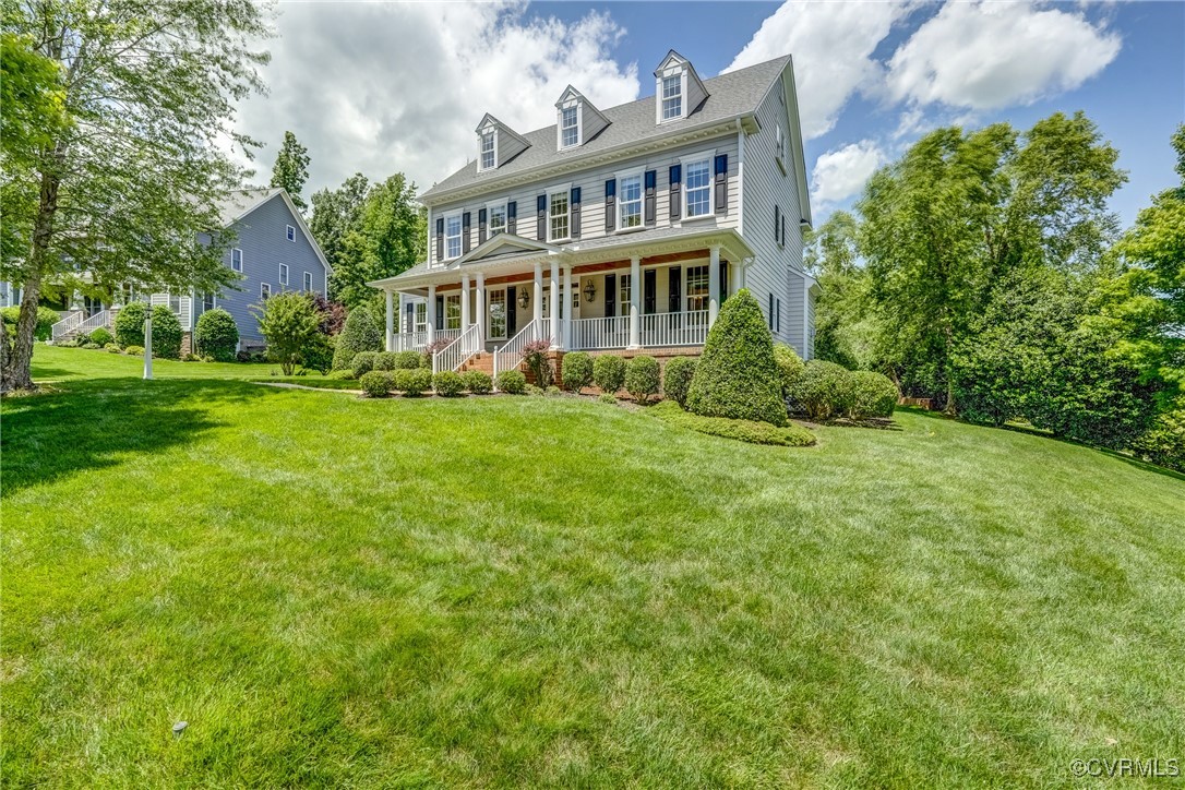3330 Handley Road Midlothian, VA 23113 - Photo 3 of 49 Charming covered front porch with stately architec