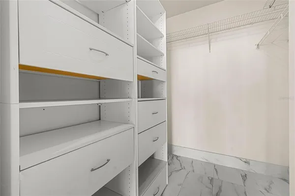 a view of a room with shelf