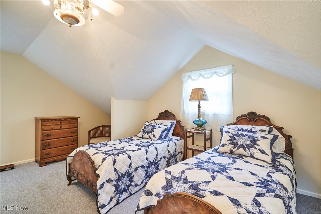 2610 Shade Road Akron, OH 44333 - Photo 20 of 45 Bedroom 3 with carpet and a double closet is located on the second floor