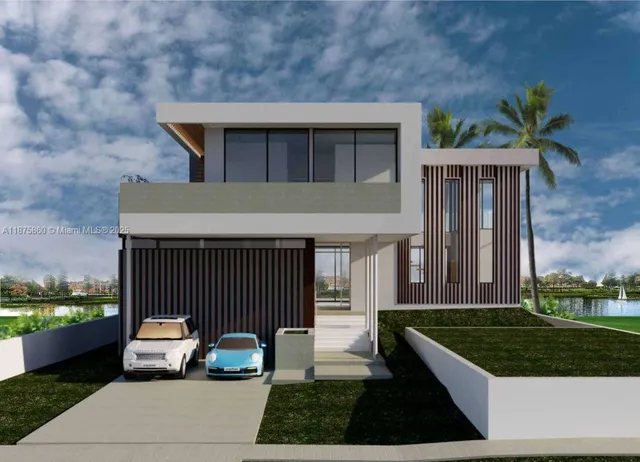 a roof deck with a bench and a garden