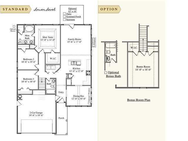 602 Pendleton Drive Moncks Corner, SC 29461 - Photo 11 of 11 Hamlin Floor Plan