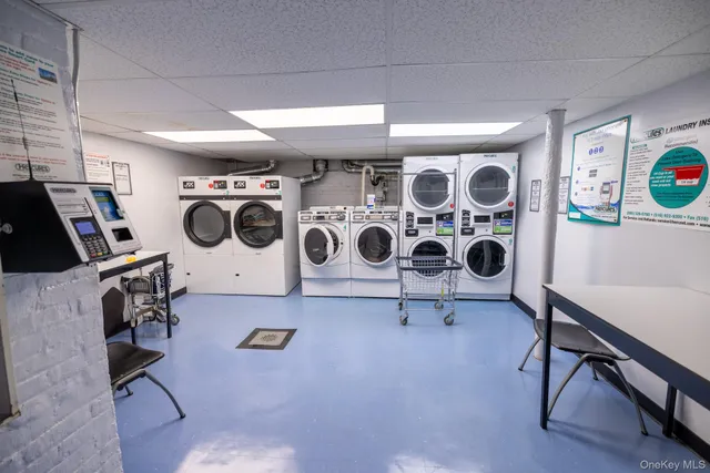 a view of a bike garage