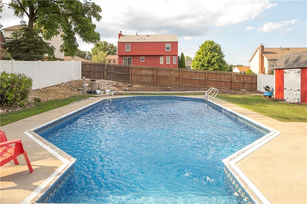 55 Dover Road Irwin, PA 15642 - Photo 22 of 25 Beautifully maintained built-in pool ~ liner is 5 years old, filter is 3 years old, pump is 1 year old. Also comes with a robot vacuum for easy care.